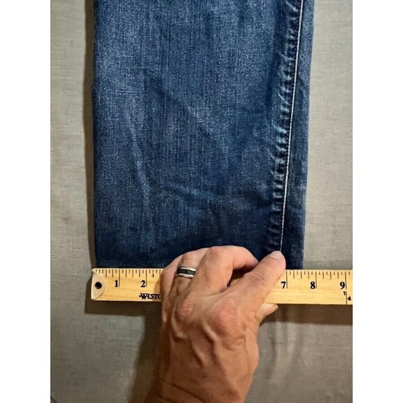 JNCO Jeans Mens 40 Blue‎ Denim Destroyed Belted Pocketed Men 40X31. - Picture 12 of 12